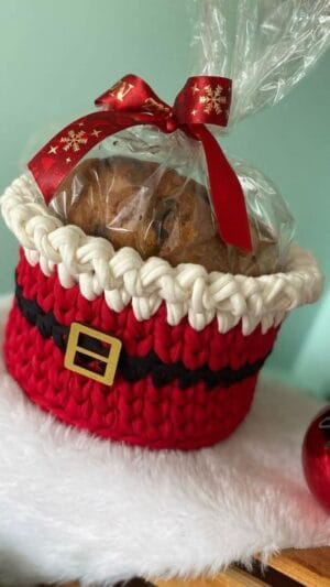 Cachepô de Crochê em Fio de Malha artesanal Fio Encantado