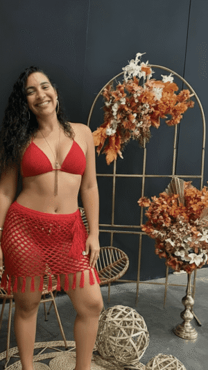 Saída de Praia Loved artesanal Fio Encantado