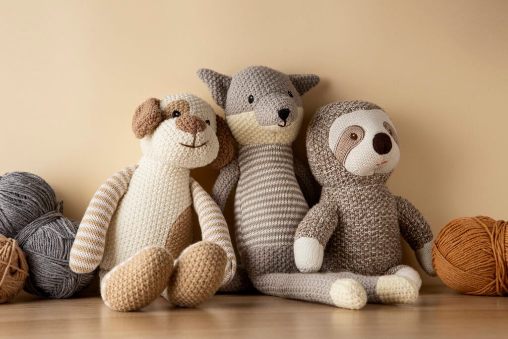 Varios amigurumis Fio encantado