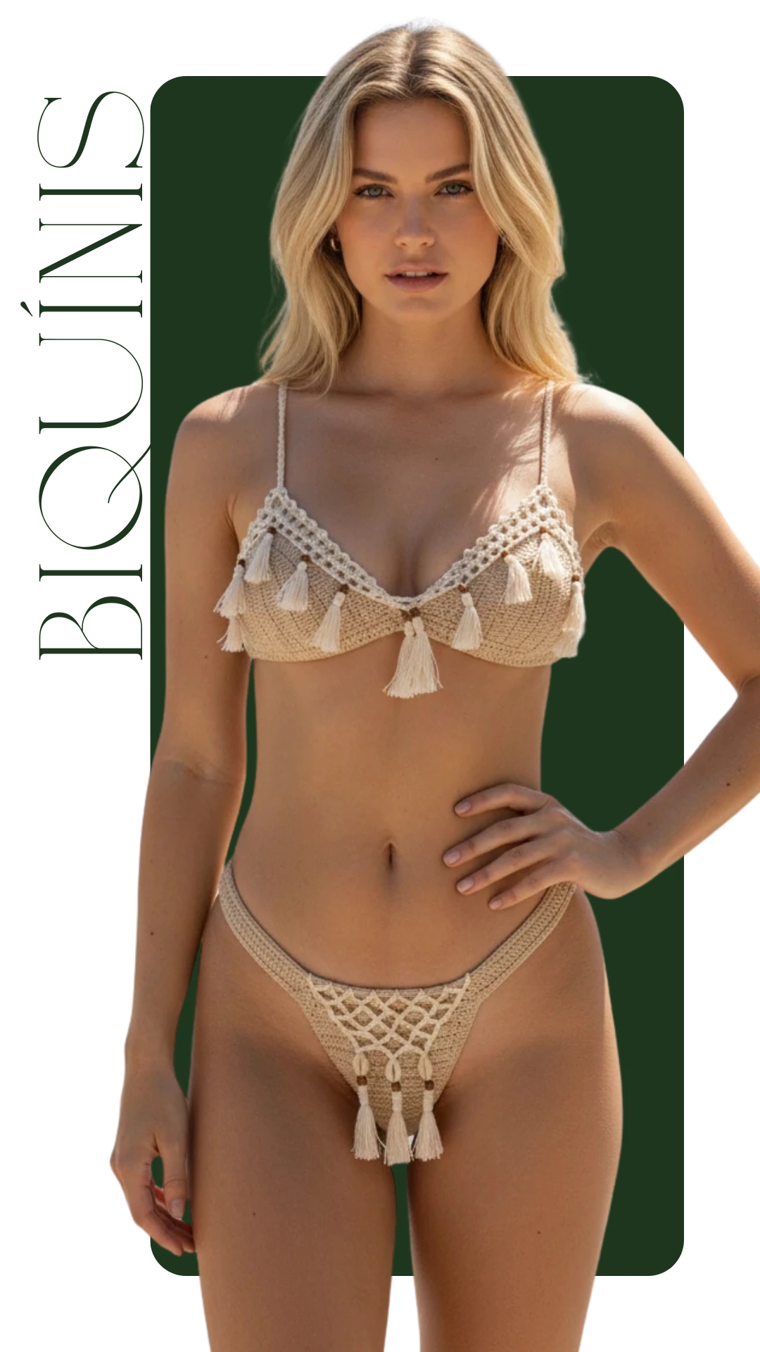 Biquínis de Crochê - Fio Encantado