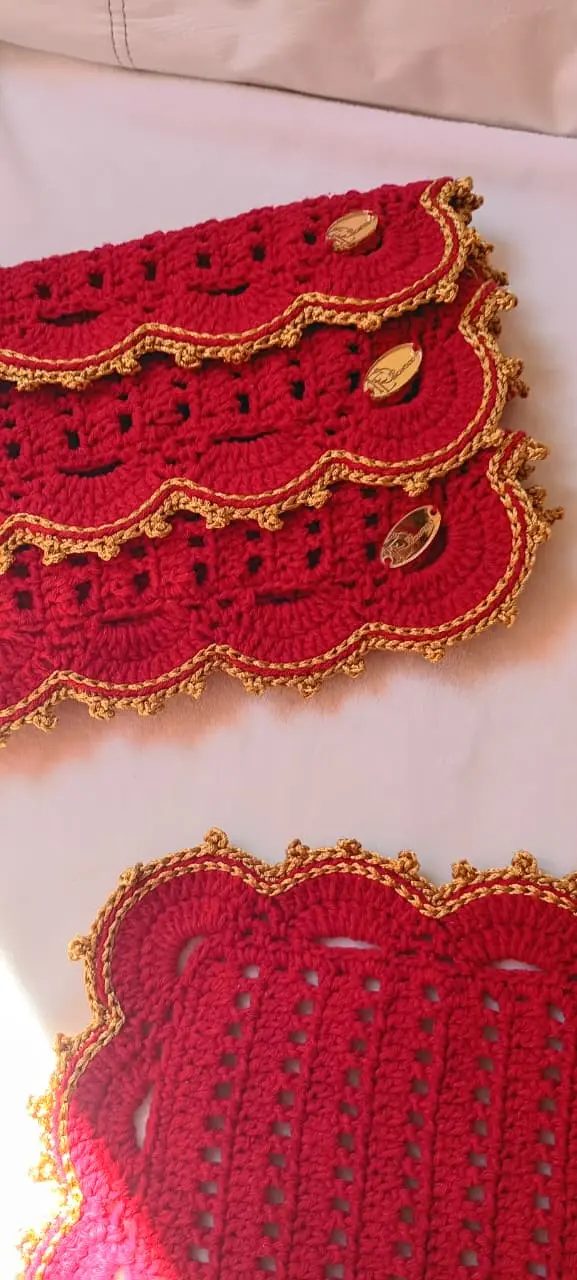 Jogo Americano Lovedy Luxo artesanal Fio Encantado